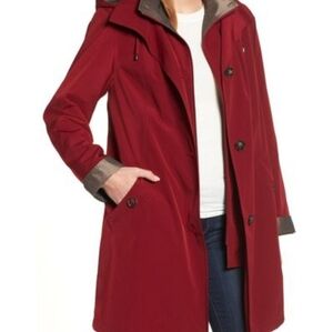 London Fog Red Trench Coat